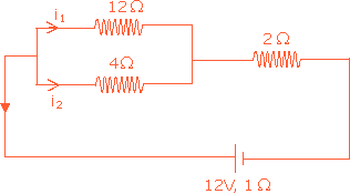 i1 = 0.5 A, i2 = 1.5 A